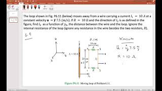 1 - Faraday's Law Example - Motional EMF