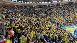 Fenerbahçe tribünlerinden \