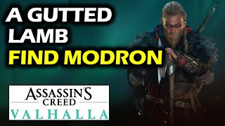 A Gutted Lamb Find Modron Glowecestrescire Assassins Creed Valhalla Walkthrough