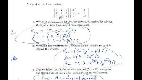 Numerical Analysis 4329, Chapter 6 Review