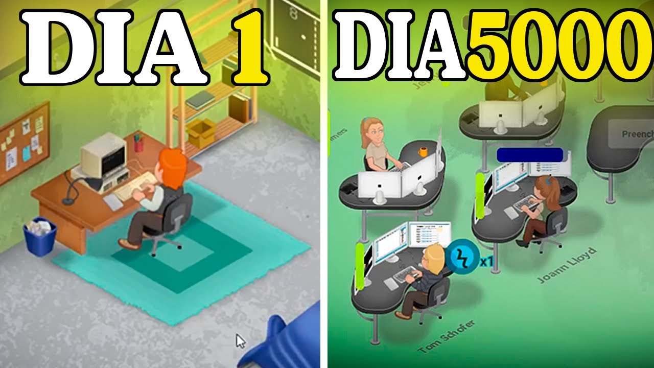 Eu joguei 5000 dias no Game Dev tycoon com mods