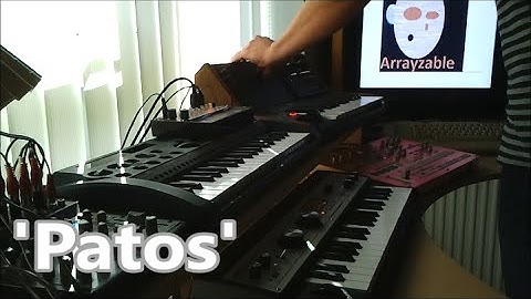 Volca Keys + Mt25d + microKORG XL + ESX-1 with Commodore 64 picture, 