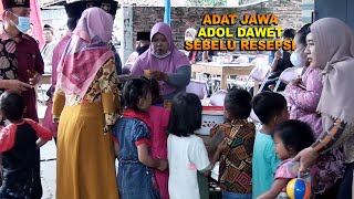 Tradisi  adat jawa ADOL DAWET  sebelum resepsi // diiringi  CS.BAZKARA