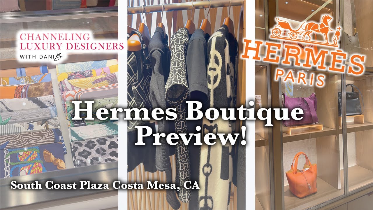 E L A I N E R A T N E R on Instagram: Spent an amazing night at the @hermes  grand opening event at South Coast Plaza mall. It was filled