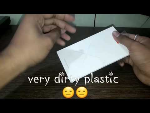 Unboxing : >> Rs.1 << premium one plus x tempered glass