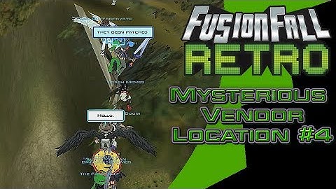 Mysterious Vendor Location #4 - FusionFall Retro [Mt. Blackhead]