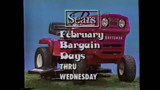 1978 Sears February Bargain Days TV Commercial