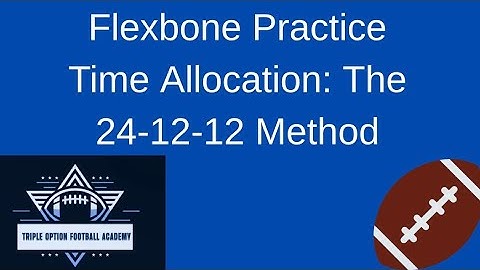 Flexbone Practice Time Allocation for 2025: The 24-12-12 Method