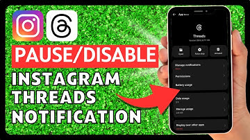 How to pause/disable notifications for Instagram threads (NEW INSTAGRAM THREADS APP 2024)