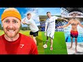 I challenged youtubers to their favourite sports