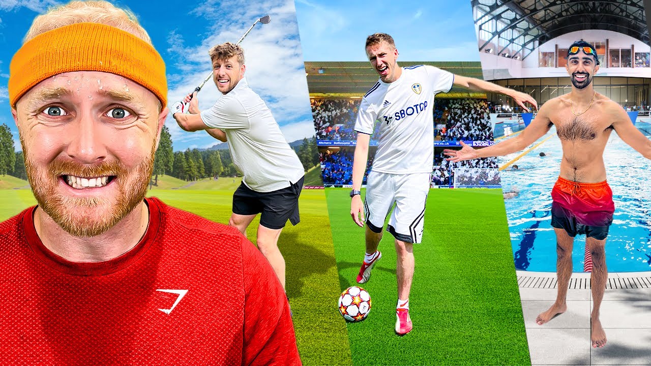 I Challenged YouTubers To Their Favourite Sports! - YouTube