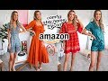 AMAZON SPRING TRY ON UNDER $35 | COMFY DRESSES + CUTEST PJS | leighannsays