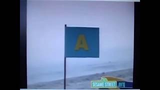 Sesame Street - Letter A On The Beach