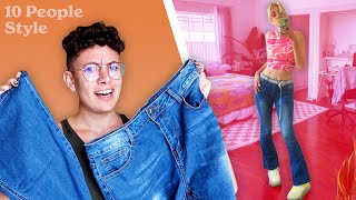 10 People Style The Same Flare Jeans