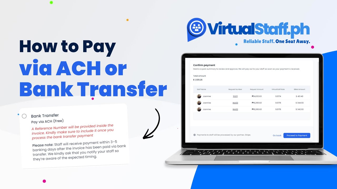 How to Pay your Staff via ACH or Bank Transfer on VirtualStaff.ph