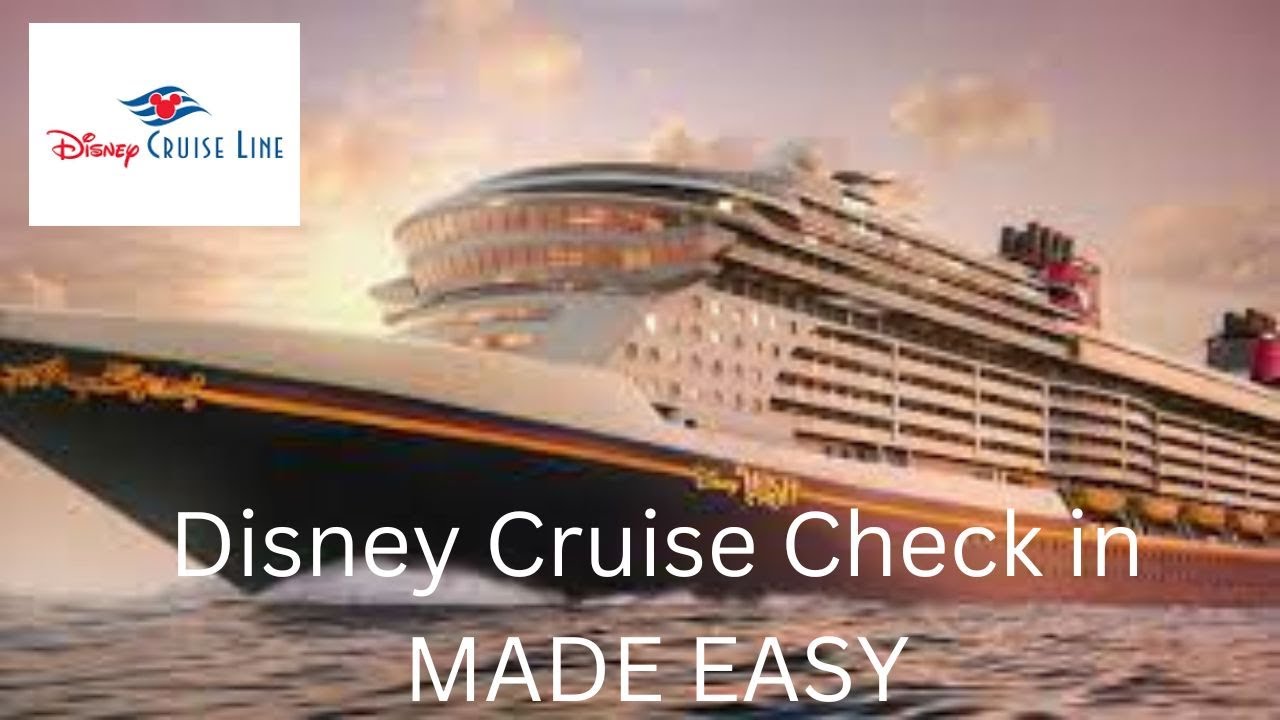 disney cruise line check in photo