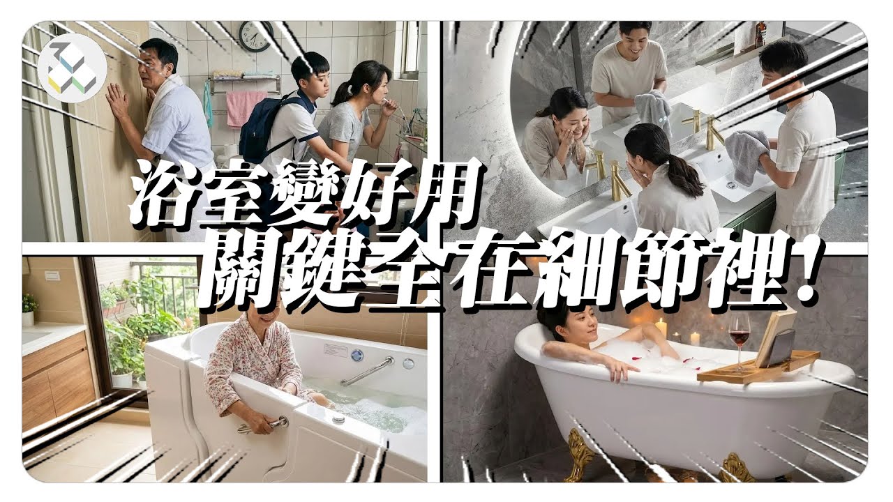 浴室裝潢不後悔！馬桶、浴缸、面盆、乾濕分離、淋浴拉門全攻略｜御三零設計：預想你要的室內設計