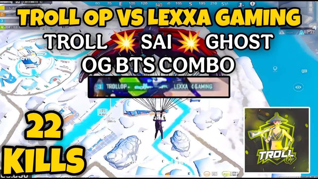 TROLL OP VS LEXXA GAMING 🥶 OG BTS COMBO GAMEPLAY 🥵 | TROLL OP 