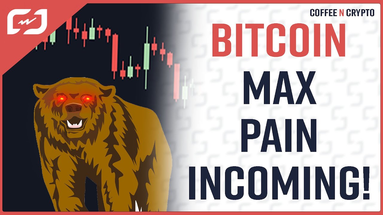 Bitcoin MAX Pain Incoming? Why That Could Mean The Bottom Is CLOSE! Coffee  N Crypto LIVE