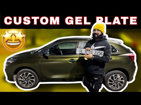 Finally Baleno 2024 Got Custom Gel Plates 😍 | Custom Mods | Baleno 2024 Modification | Rahul Singh