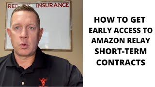 Short Term Contracts with Amazon Relay