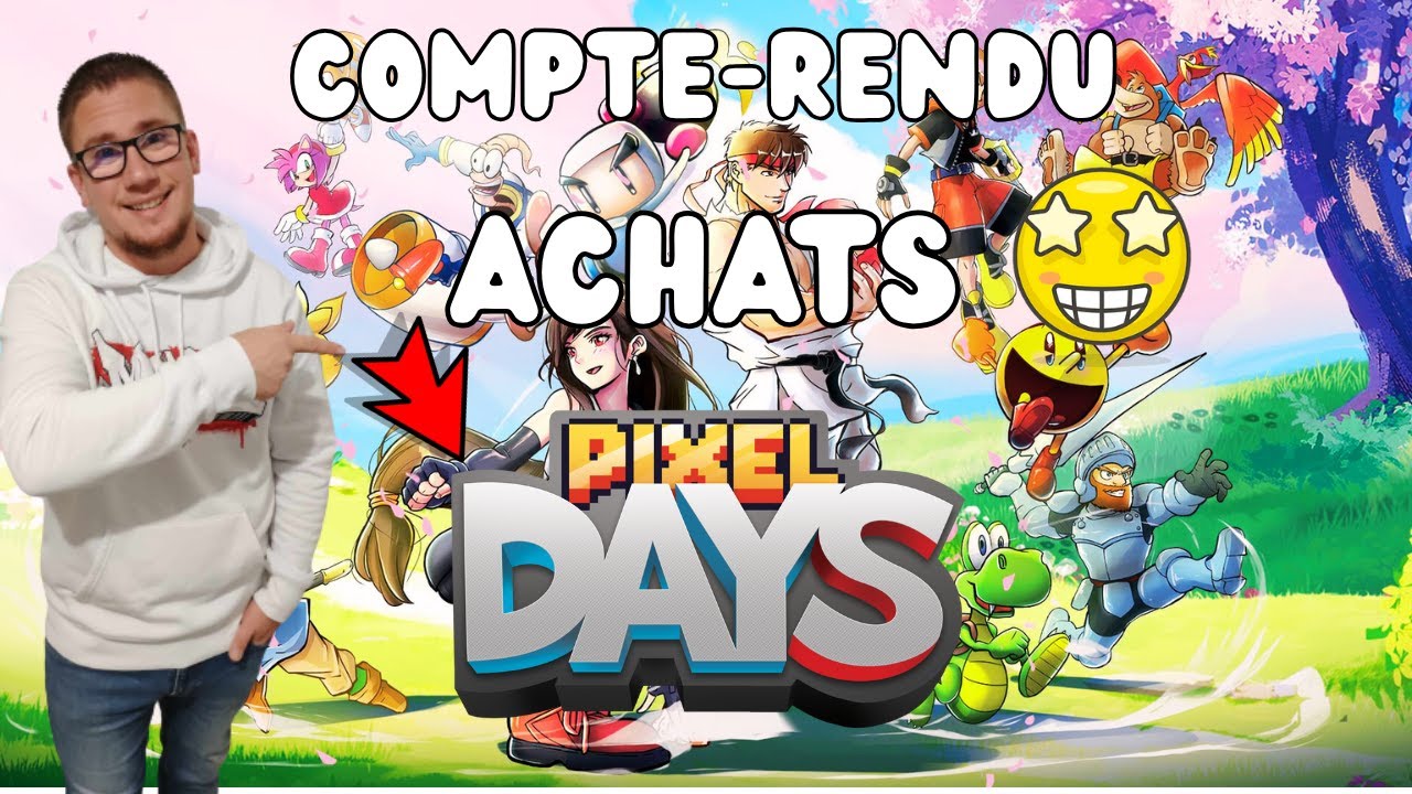😁COMPTE-RENDU ✨PIXEL DAYS 2025✨ JE RENTRE UNE NOUVELLE CONSOLE🎮🕹️ POUR MA COLLECTION