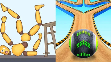 Kick & Break The Ragdoll VS Going Balls IOS Android PST Gameplay