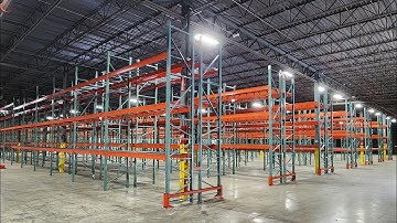 Warehouse Pallet Racks delivered & installed for a company in High Point, NC