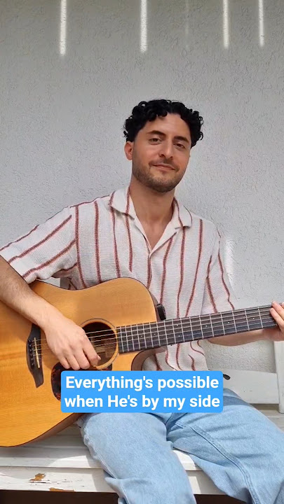 With God, even the impossible is possible. #FaithMusic #Worship #Acoustic