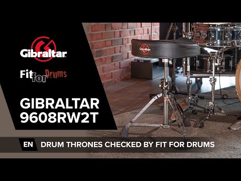 Стілець для барабанщика GIBRALTAR 9608RW2T Drum Throne Round, видео 2
