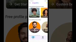 Ai profile pic maker prototype built with flutter screenshot 2