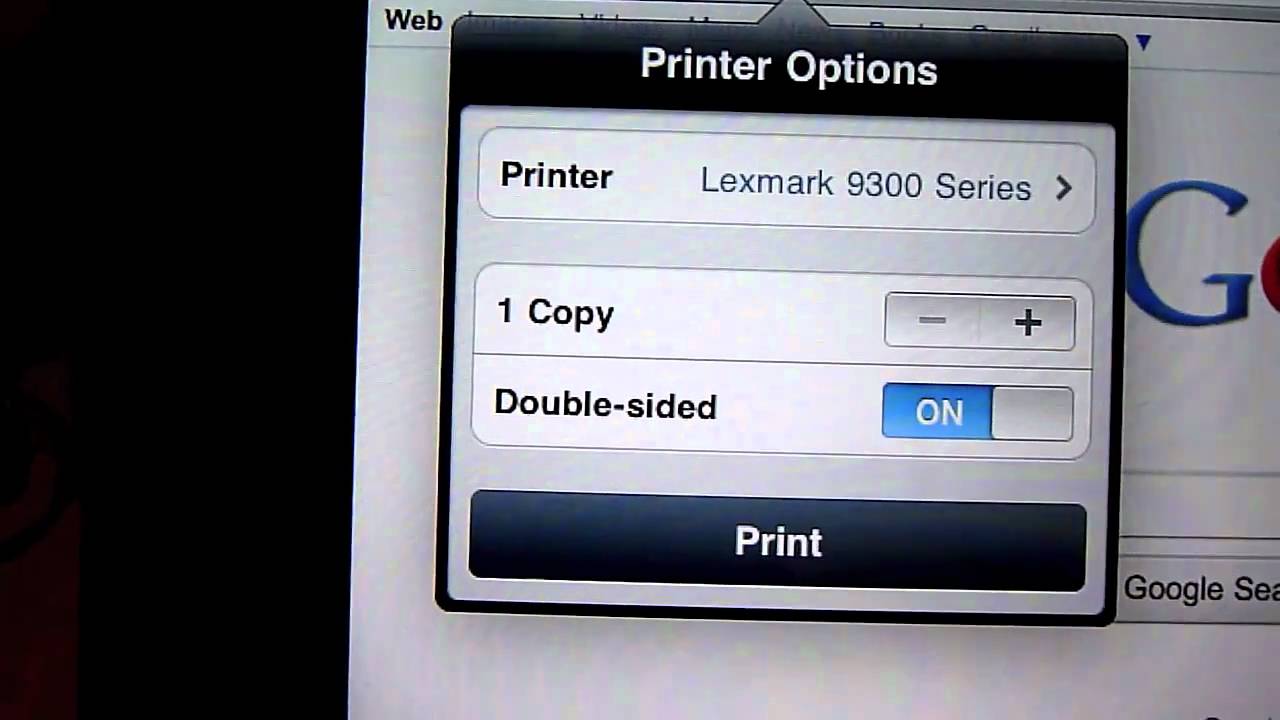 How to print from ipad via airprint and mac os x youtube