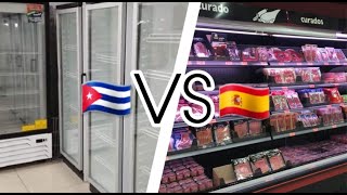 Supermercados de Cuba?? VS España??. Cubana en un Mercadona por primera vez.