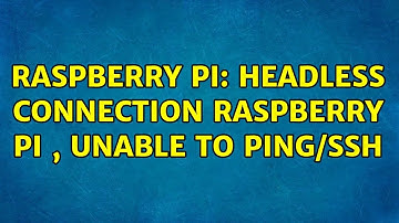 Raspberry Pi: Headless connection Raspberry Pi , unable to ping/ssh