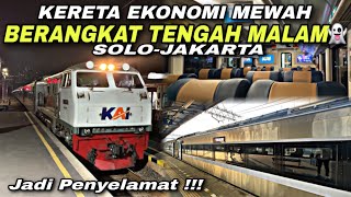 Leaving at Midnight 👻 This Luxury Economy Train Saved the Day ❗️| KA Jaka Tingkir 255B Trip