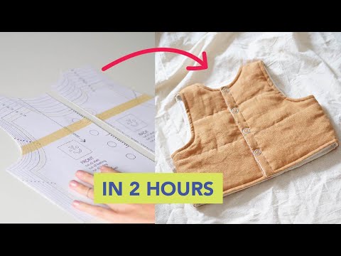 Video: How To Sew A Baby Vest