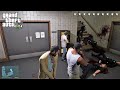 Gta 5  franklin michael and trevor ten star escape from jail  166