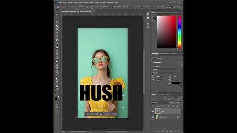 How to make Transparent Text Effect in photoshop | text effect photoshop.