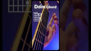 How to play the Ddim Chord on Guitar | Easiest Beginner Free Online Guitar Lessons