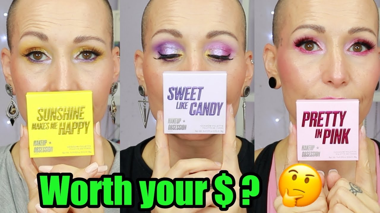 Makeup Obsession | 3 PALETTES-3 REVIEWS | Sunshine Makes Me Happy / Sweet Like Candy/ Pretty In Pink