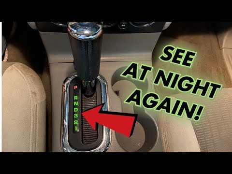 How To Replace Gear Shift Indicator Light 06-11 Ford Explorer