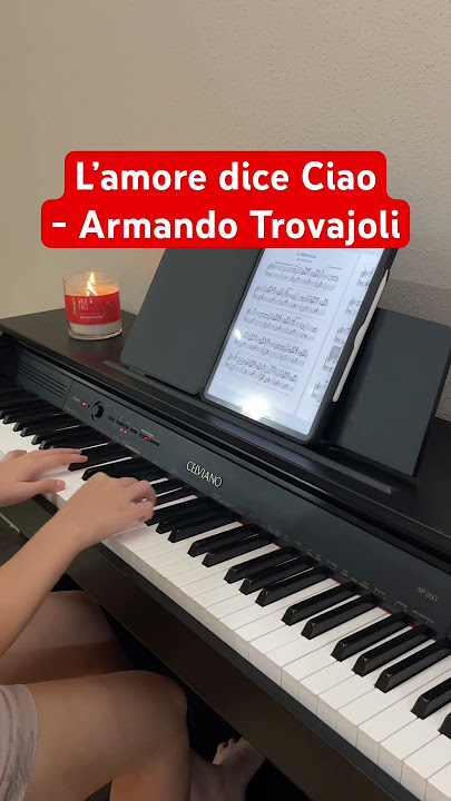 Lβamore dice Ciao by Armando Trovajoli - Piano Cover #pianocover #pianomusic #piano