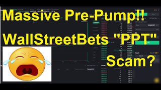 PUMP AND DUMP: WallSteetBets PPT 7TH MARCH - Pre-Pumped Signal