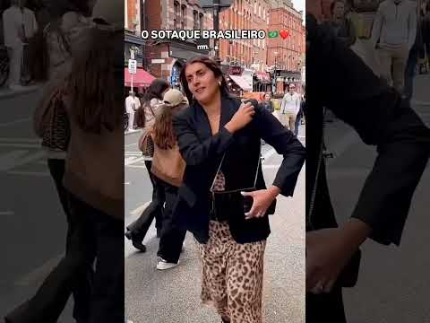 Brasileira se entrega no susto