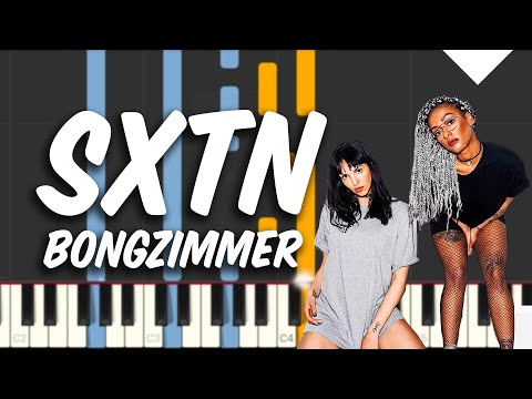 SXTN - Bongzimmer Piano Tutorial Synthesia