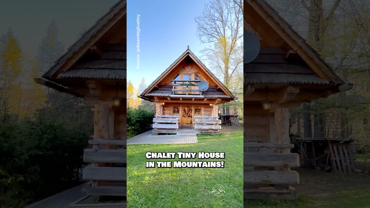 Chalet Tiny House in the Mountains! 🏔️🇸🇰