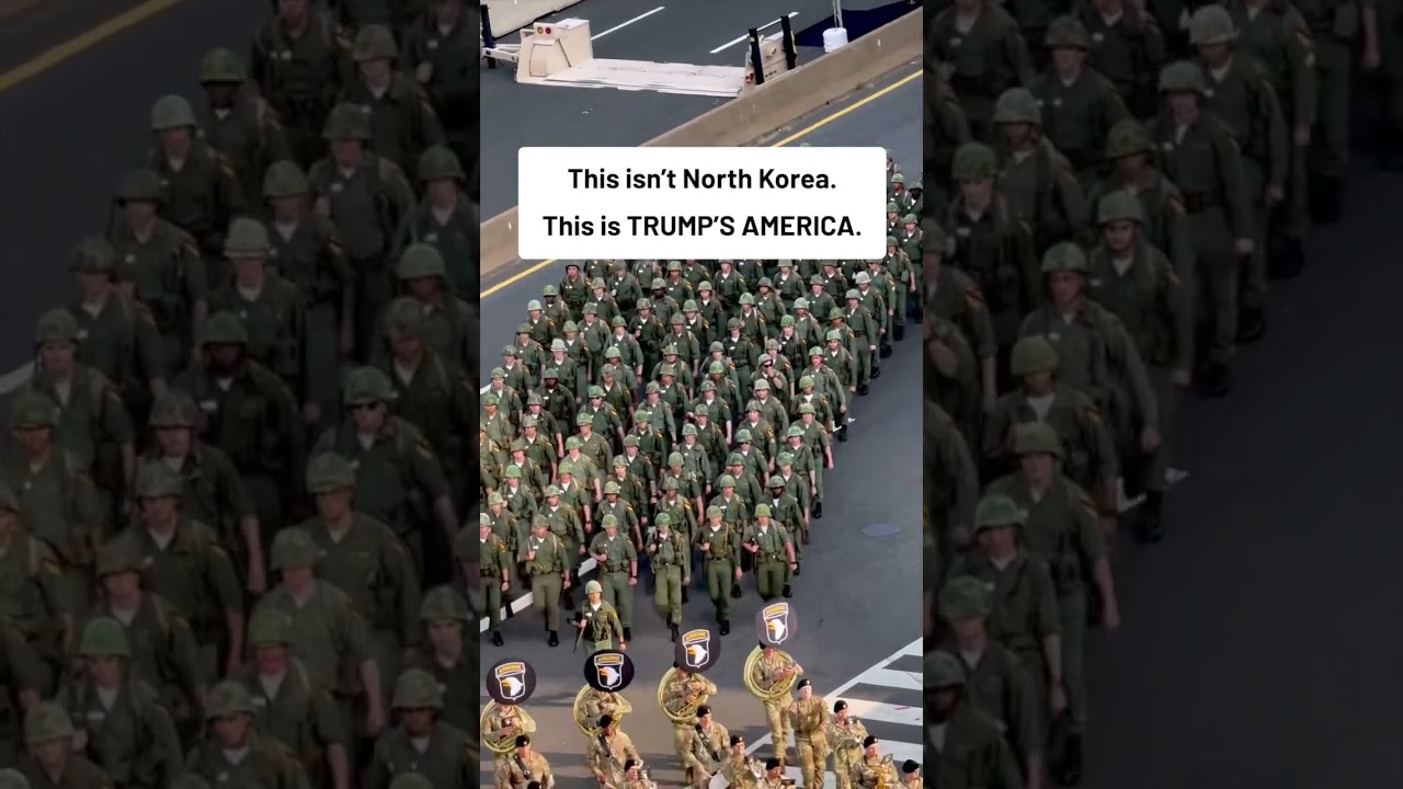 OMG: Footage emerges of Trump’s military parade preparations