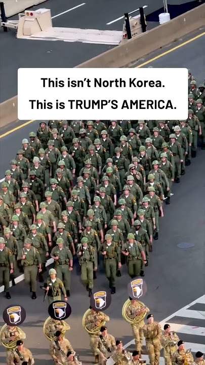 OMG: Footage emerges of Trump’s military parade preparations
