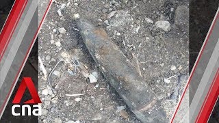 Workers unearth suspected explosive dating back to World War II