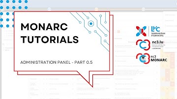 MONARC Tutorial - Administration Panel Part 0.5